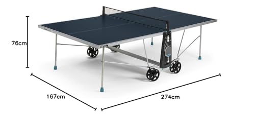 CORNILLEAU 100X Tischtennistisch – Outdoor, klappbar, wetterfest
