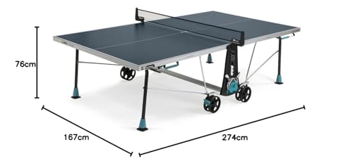 Cornilleau 300x Tischtennistisch – Indoor & Outdoor, klappbar, blau