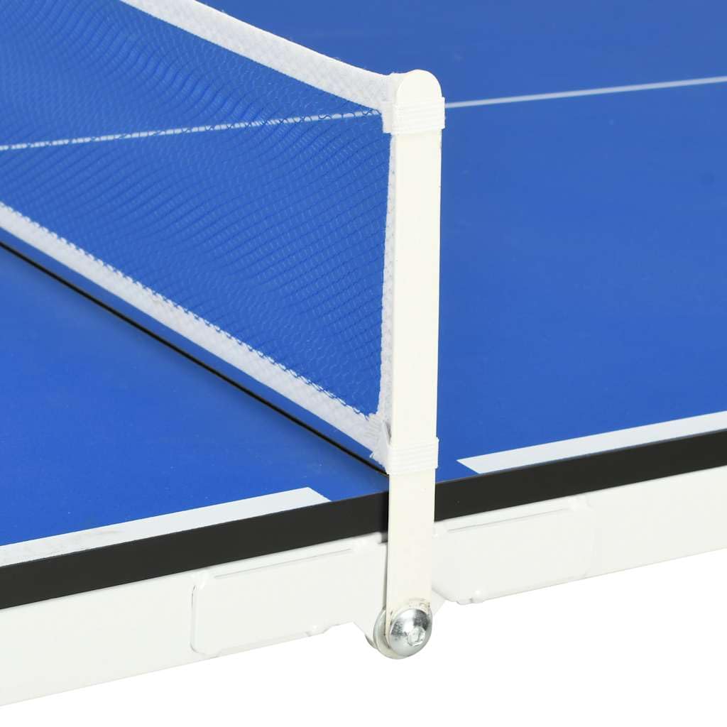 vidaXL Tischtennisplatte 5-Fuß – Klappbar, Indoor, MDF, Blau