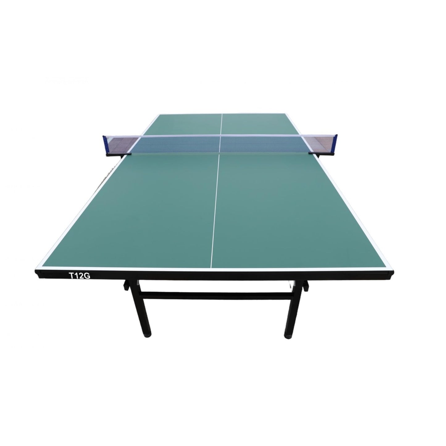 TechFit Klappbarer Tischtennistisch – Premium, mit Rollen, schwarz
