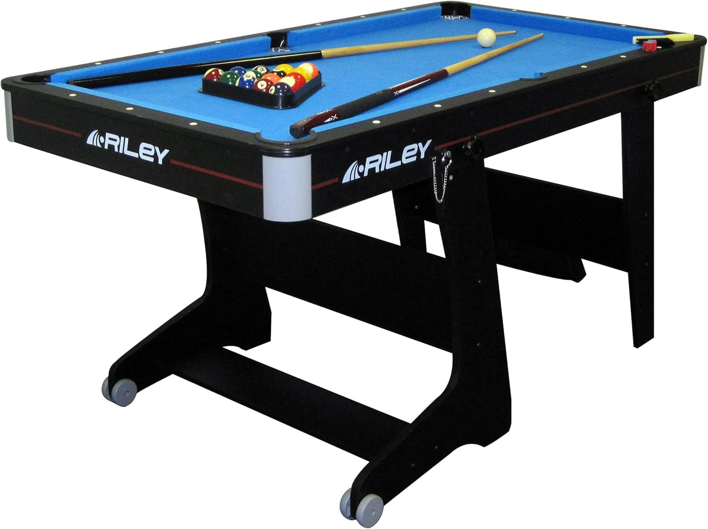 Riley 2-in-1 Billard- & Tischtennistisch – klappbar, multifunktional