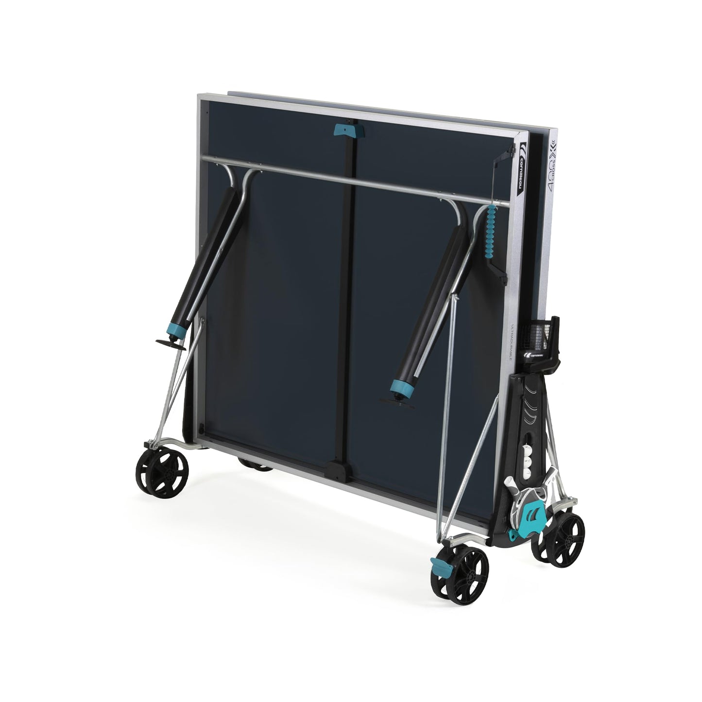Cornilleau 400X Tischtennistisch – Outdoor, klappbar, rollbar, blau