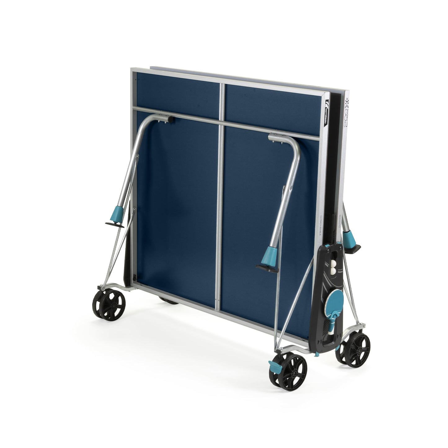 CORNILLEAU 200x Tischtennistisch – Outdoor, klappbar, wetterfest, blau