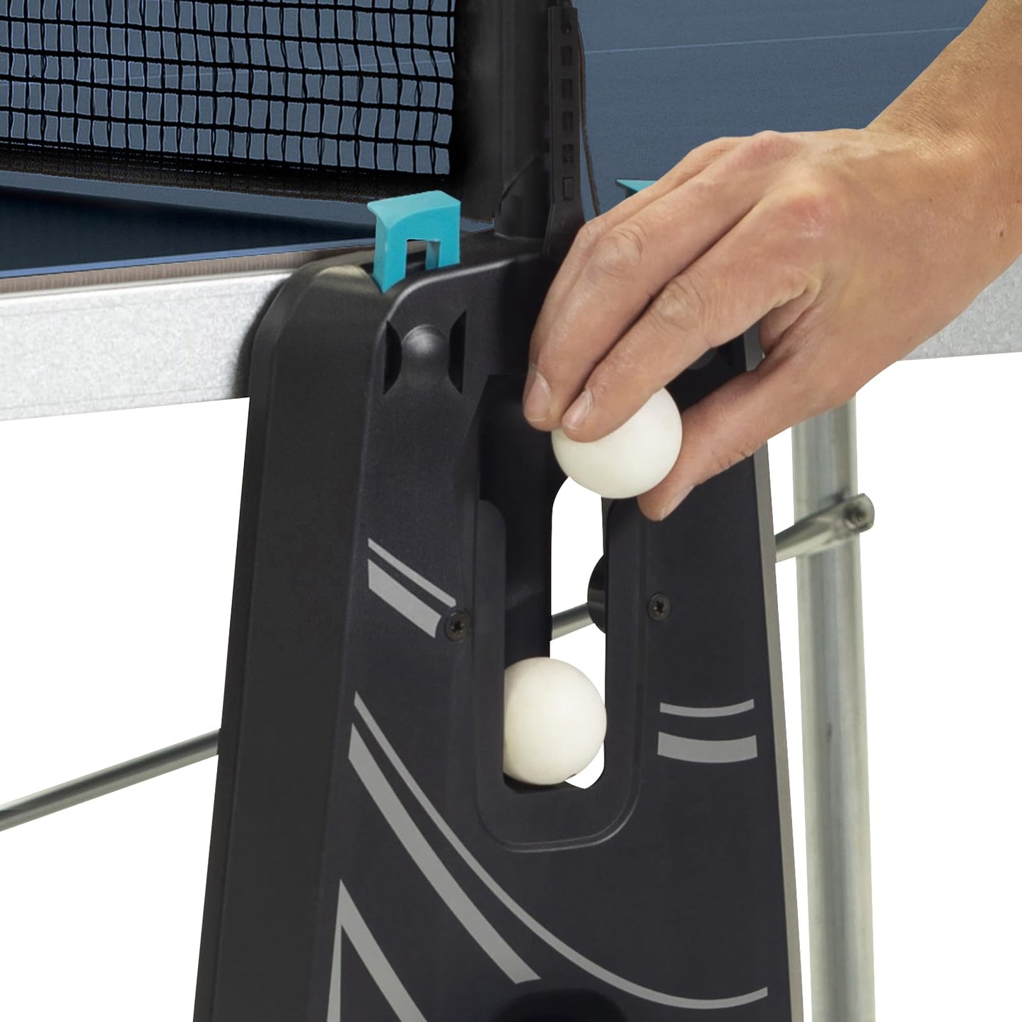 CORNILLEAU 200x Tischtennistisch – Outdoor, klappbar, wetterfest, blau