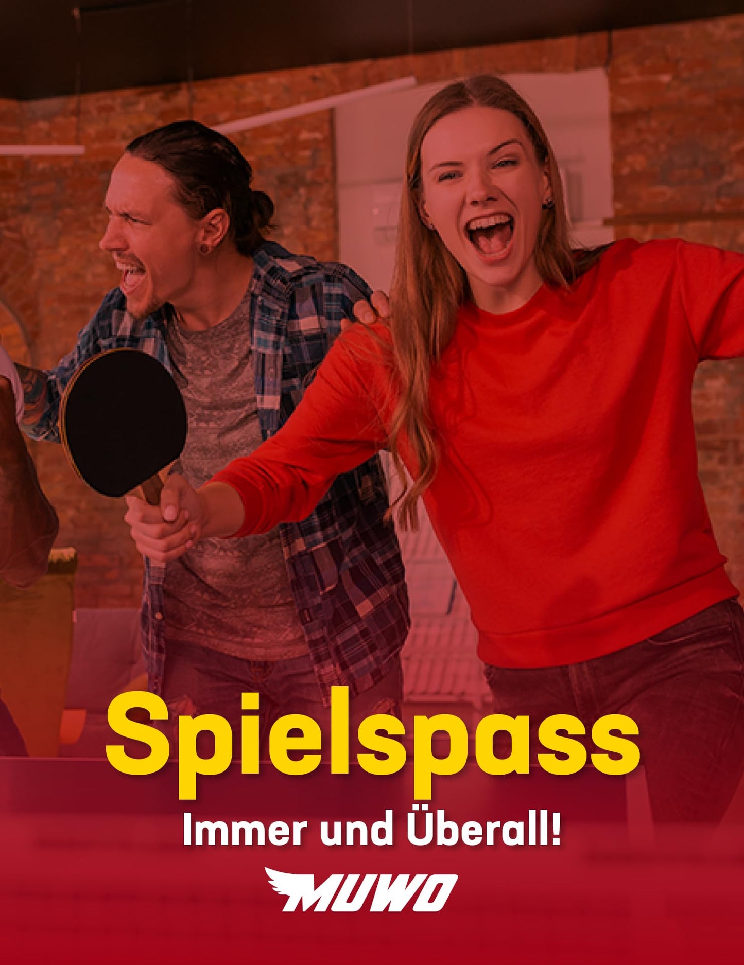 MUWO Premium Tischtennistisch – Indoor, klappbar, robust
