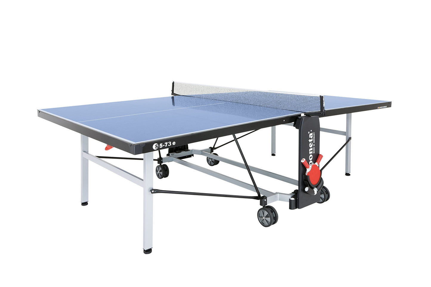 Sponeta Deluxe Compact S5-73e Tischtennistisch – Outdoor, klappbar, blau