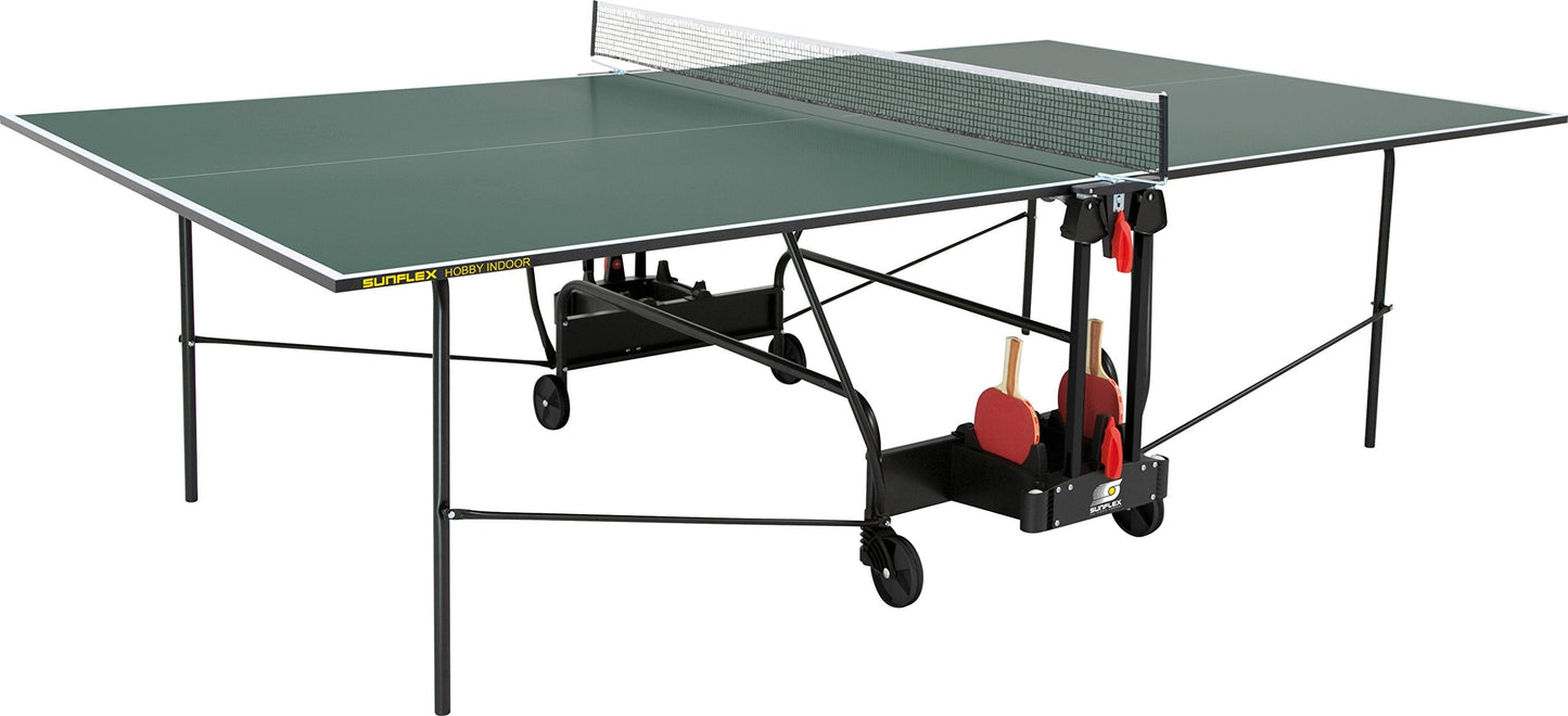 sunflex Tischtennistisch Hobby – Indoor, grün, klappbar