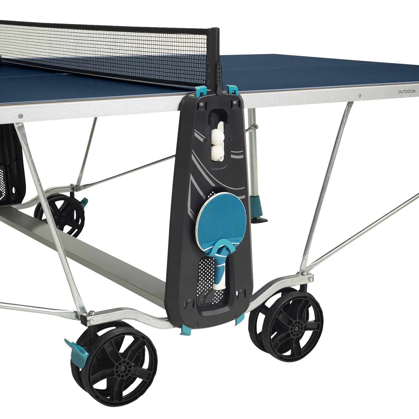 CORNILLEAU 200x Tischtennistisch – Outdoor, klappbar, wetterfest, blau