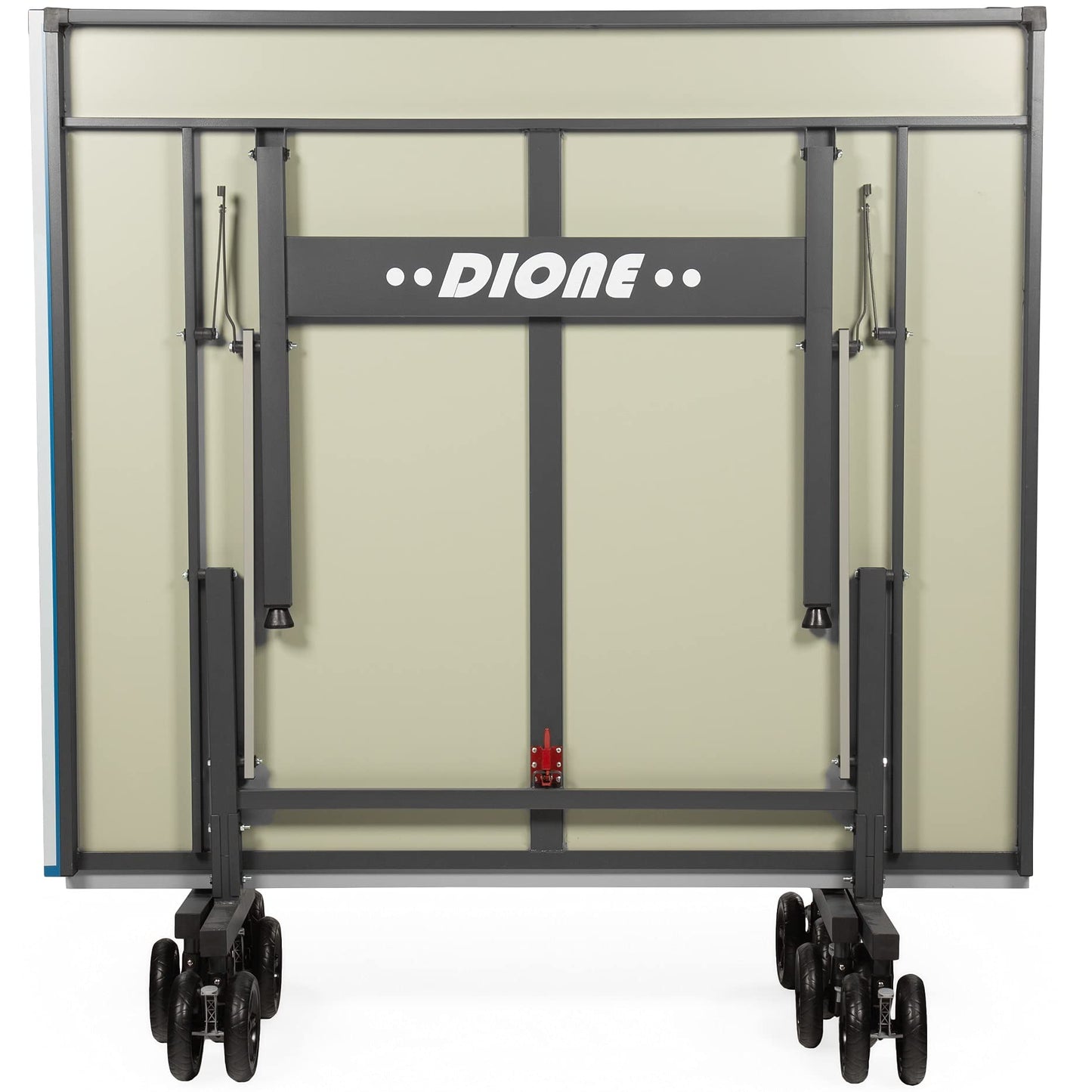 Dione S600o Tischtennistisch – Outdoor, klappbar, blau, vormontiert
