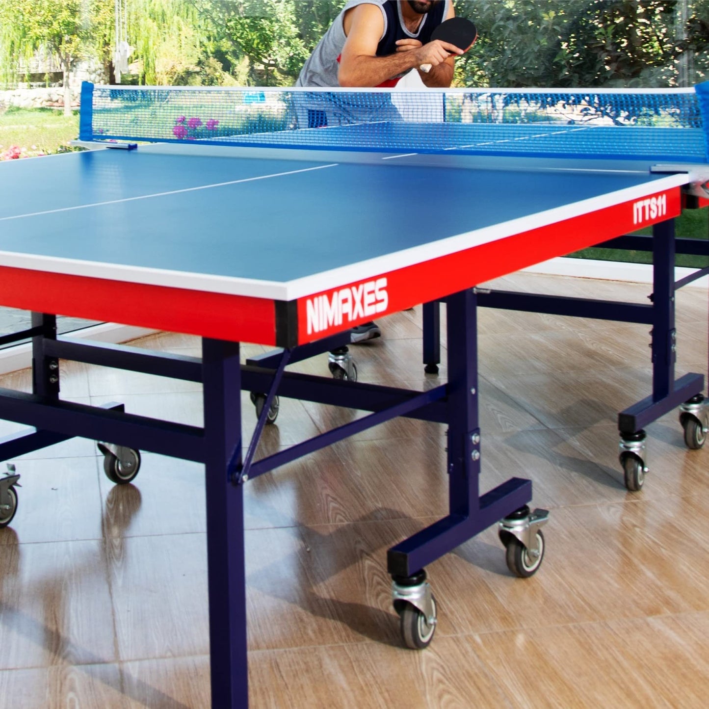 NIMAXES ITTS11 Tischtennistisch – Klappbar, Indoor & Outdoor
