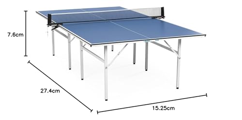 Dione S100i Tischtennistisch – Indoor, vormontiert, blau