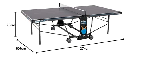 KETTLER K5 Tischtennistisch – Indoor, klappbar, Made in Germany