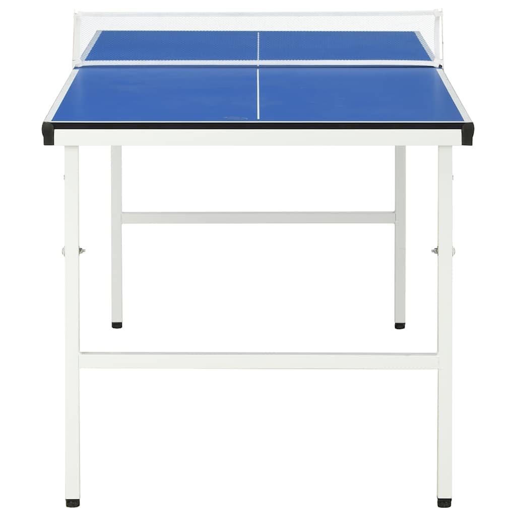 vidaXL Tischtennisplatte 5-Fuß – Klappbar, Indoor, MDF, Blau