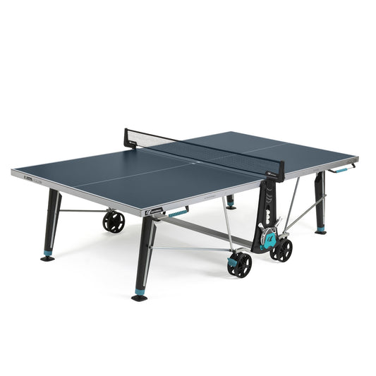 Cornilleau 400X Tischtennistisch – Outdoor, klappbar, rollbar, blau