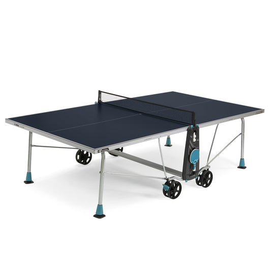 CORNILLEAU 200x Tischtennistisch – Outdoor, klappbar, wetterfest, blau